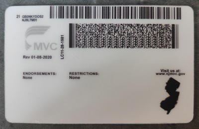 New Jersey (NJ) Fake ID